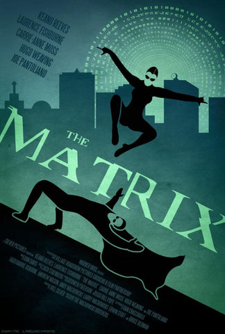 Copy of Matrix - Hollywood SciFi Action Movie Graphic Poster - Large Art Prints by Movie Posters