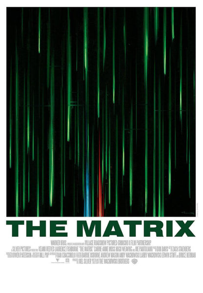 Matrix - Hollywood SciFi Action Movie Graphic Poster - Art Prints