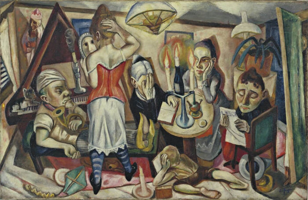 The Family - Max Beckmann - Canvas Prints