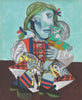 Pablo Picasso - Maya A La Poupee Et Au Cheval, 1938 - Canvas Prints