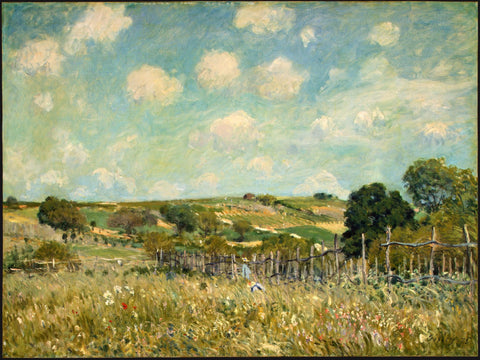 Meadow - Life Size Posters by Alfred Sisley