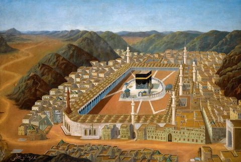Mecca al-Mukarrama, Turkey, 19th century - Large Art Prints