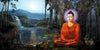 Meditating Buddha Painting - Art Prints