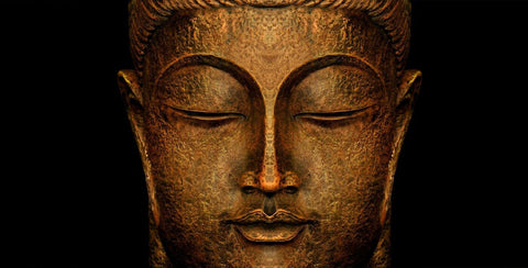 Meditating Buddha - Large Art Prints by Anzai