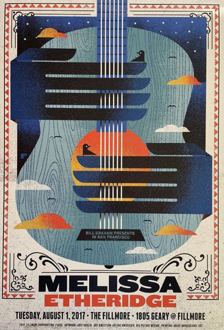 Mellisa Etheridge - Live At Fillmore - Rock Concert Poster - Large Art Prints