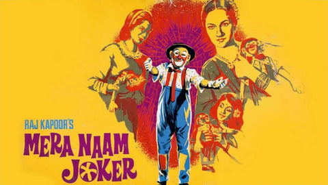 Mera Naam Joker - Raj Kapoor - Classic Hindi Movie Poster - Bollywood Collection - Art Prints