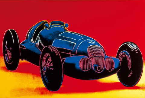 Mercedes Benz W 125 Grand Prix Car - Andy Warhol - Cars Series - Pop Art Print - Large Art Prints