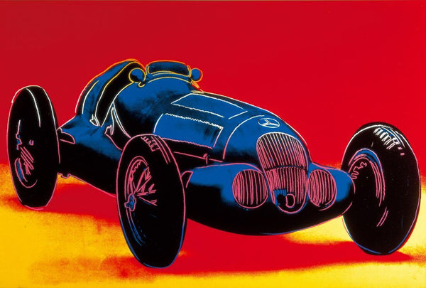 Mercedes Benz W 125 Grand Prix Car - Andy Warhol - Cars Series - Pop Art Print - Art Prints