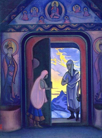 The Messenger - II by Nicholas Roerich