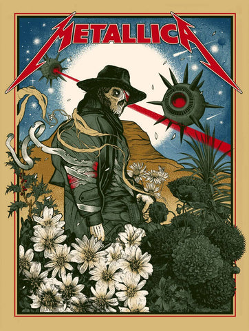 Metallica - Spit Out The Bone - Rock and Metal Music Concert Poster - Life Size Posters by Tallenge Store