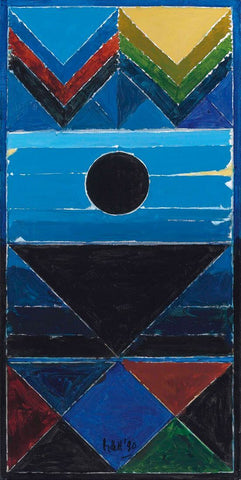 Metamorphose  - Sayed Haider Raza Painting - Life Size Posters by Sayed Haider Raza