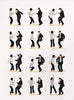 Mia Wallace and Vincent Vega  Jackrabbit Slims Twist Dance Contest - Pulp Fiction - Quentin Tarantino Hollywood Movie Poster - Canvas Prints