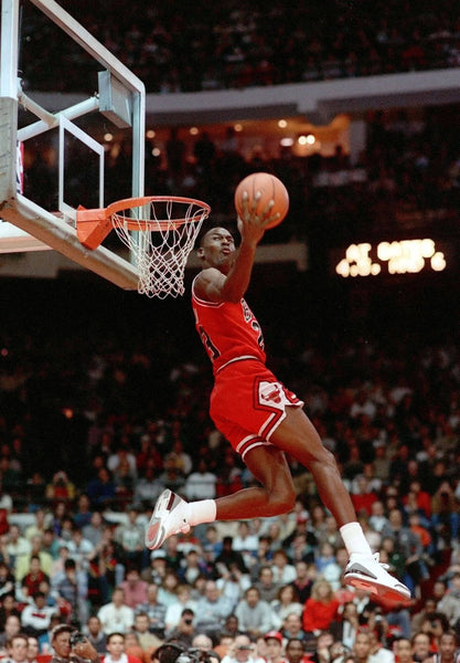 Michael Jordan - 1988 Dunk - Basketball Greats - Spirit Of Sports - Art Prints