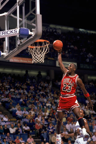 Michael Jordan - Dunk - Basketball Greats - Spirit Of Sports - Canvas Prints