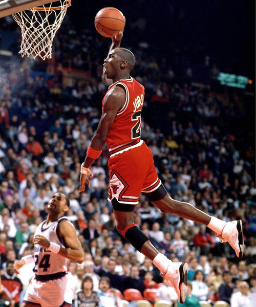 Michael Jordan Dunk - Basketball Greats - Spirit Of Sports - Framed Prints