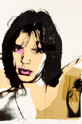 Mick Jagger - IV by Andy Warhol