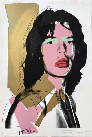 Mick Jagger - VI by Andy Warhol
