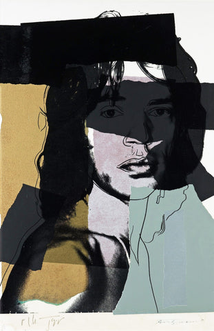 Mick Jagger - VIII by Andy Warhol