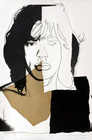 Mick Jagger - IX by Andy Warhol