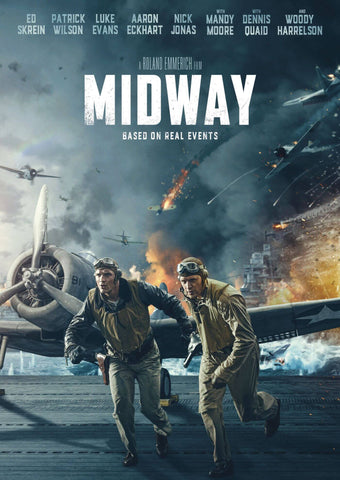 Midway (2019) - Ed Skrein - Hollywood War WW2 Movie Poster - Large Art Prints