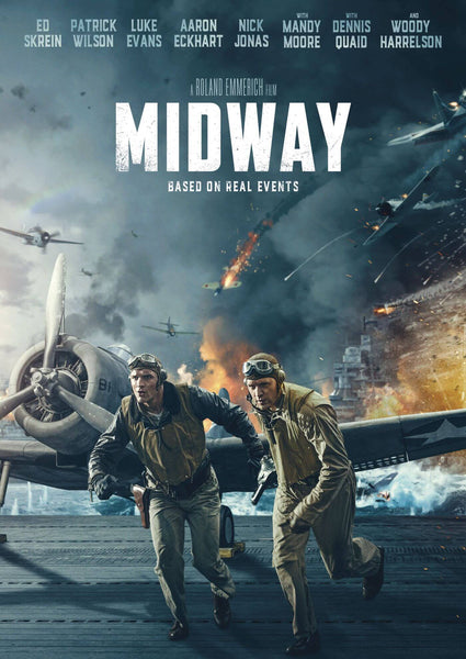 Midway (2019) - Ed Skrein - Hollywood War WW2 Movie Poster - Posters