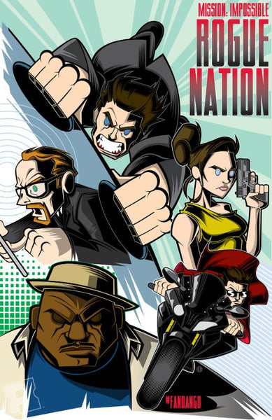 Mission Impossibe - Rogue Nation Animation - Canvas Prints