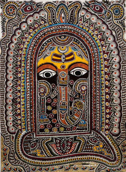 Mithila Art - Ganesha - Life Size Posters