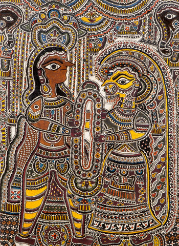 Mithila Art - Ram Sita Jai Mala by Sina Irani