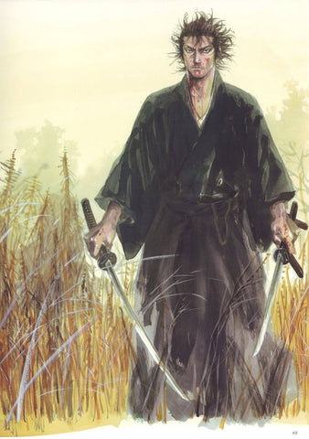 Miyamoto Musashi – Contemporary Painting - Canvas Prints