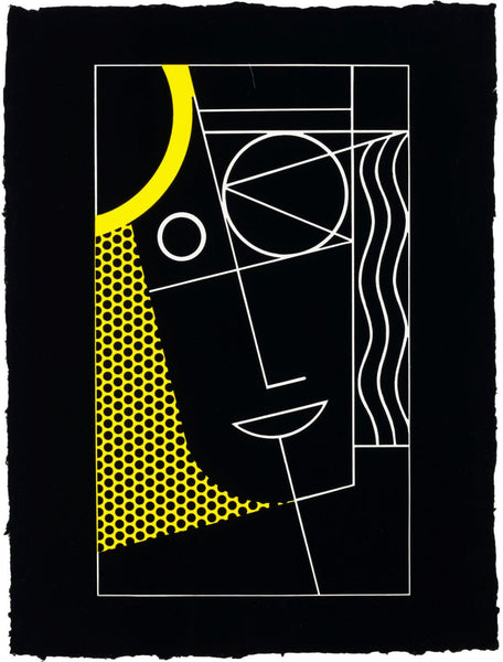 Modern Head 2 - Roy Lichtenstein - Modern Pop Art Painting - Canvas Prints