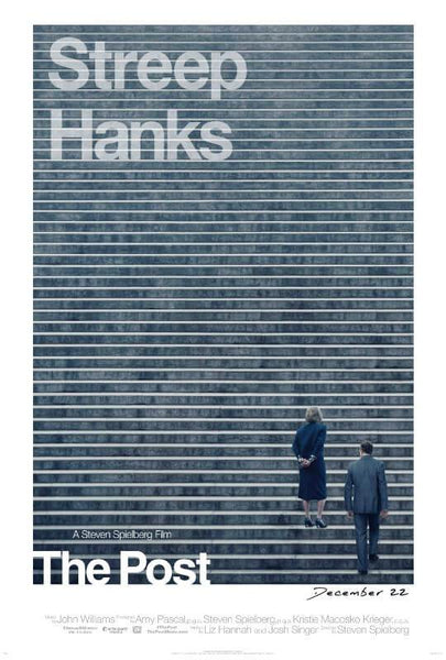 Modern Classic Movie Poster Art - The Post - Meryl Streep and Tom Hanks - Tallenge Hollywood Poster Collection - Life Size Posters