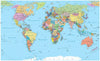 Modern Political Map Of The World - Posters