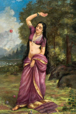 Mohini - Raja Ravi Varma - Indian Masters Painting by Raja Ravi Varma