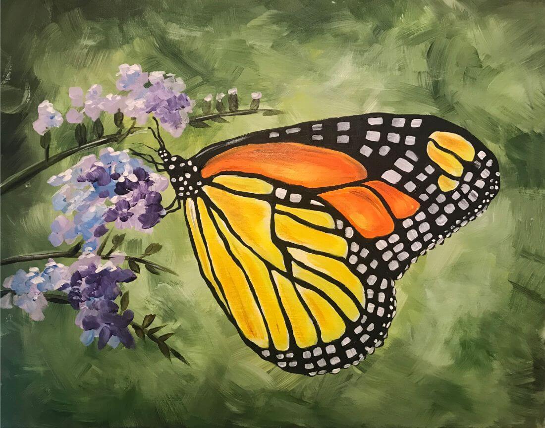 Monarch Butterfly - Contemporary Watercolor Painting - Art Prints ...