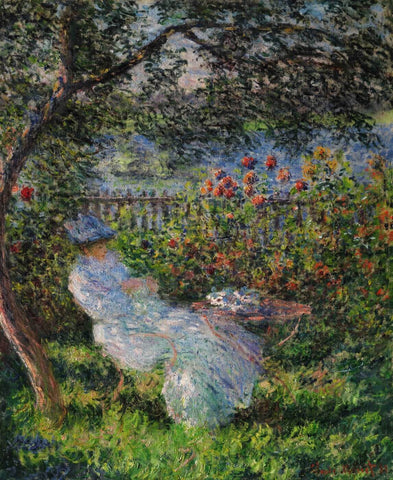 Alice Hoschedé by Claude Monet 