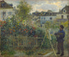 Monet Painting in his Garden at Argenteuil - Canvas Prints