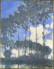 Monet Poplars On The River Epte (Les peupliers de Monet sur la rivière Epte) – Claude Monet Painting –  Impressionist Art - Canvas Prints