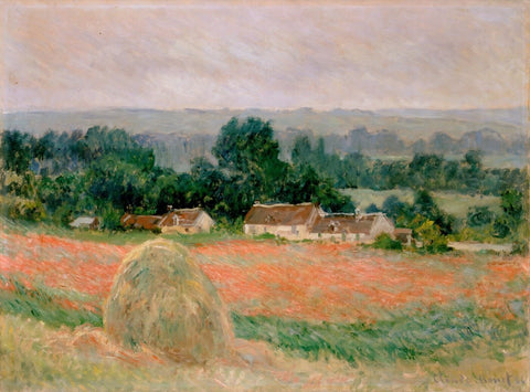 Claude Monet - Haystack at Giverny, 1886 - Posters