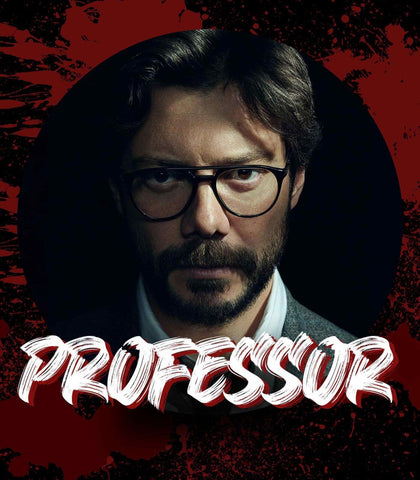 Money Heist - Professor - Netflix TV Show Poster - Framed Prints