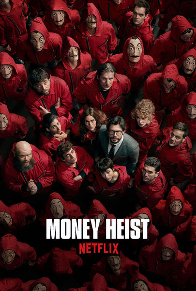 Money Heist 4 - Netflix TV Show Poster - Framed Prints
