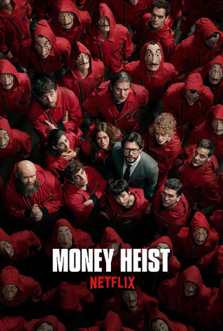 Money Heist 4 - Netflix TV Show Poster - Large Art Prints