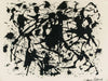 Monochrome Composition - Jackson Pollock - Abstract Expressionism Painting - Life Size Posters