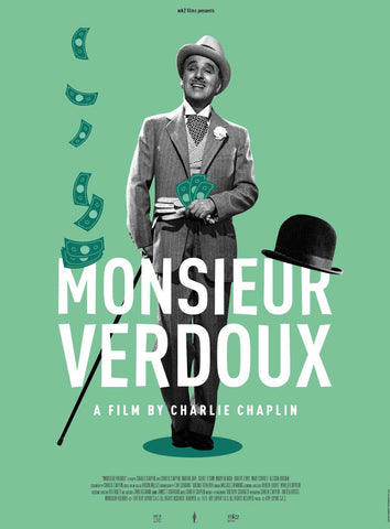 Monsieur Verdoux - Charlie Chaplin - Hollywood Movie Poster by Terry
