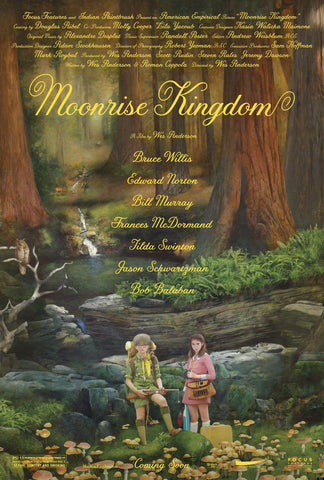 Moonrise Kingdom - Bruce Willis - Wes Anderson - Hollywood Movie Poster - Large Art Prints by Stan