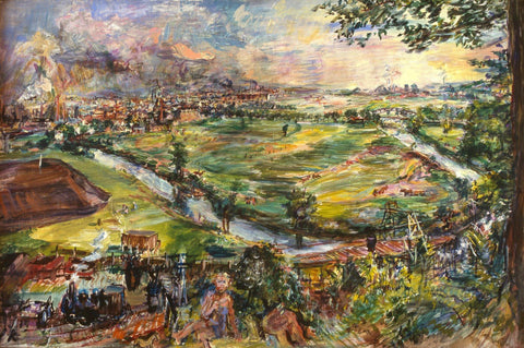 Moravská Ostrava II by Oskar Kokoschka