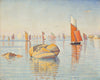 Morning Calm (Concarneau Calme Du Matin) - Paul Signac - Post Impressionist Pointillism Painting - Life Size Posters