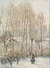 Morning Sunlight on the Snow, Eragny-sur-Epte - Framed Prints