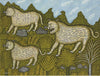 Morris Hirshfield - Leopard Family - Canvas Prints