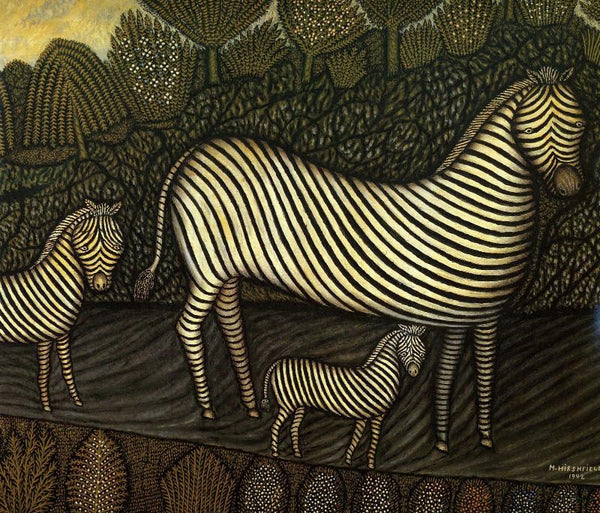 Morris Hirshfield - Zebra - Canvas Prints