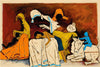 Mother Teresa IV - Maqbool Fida Husain - Canvas Prints